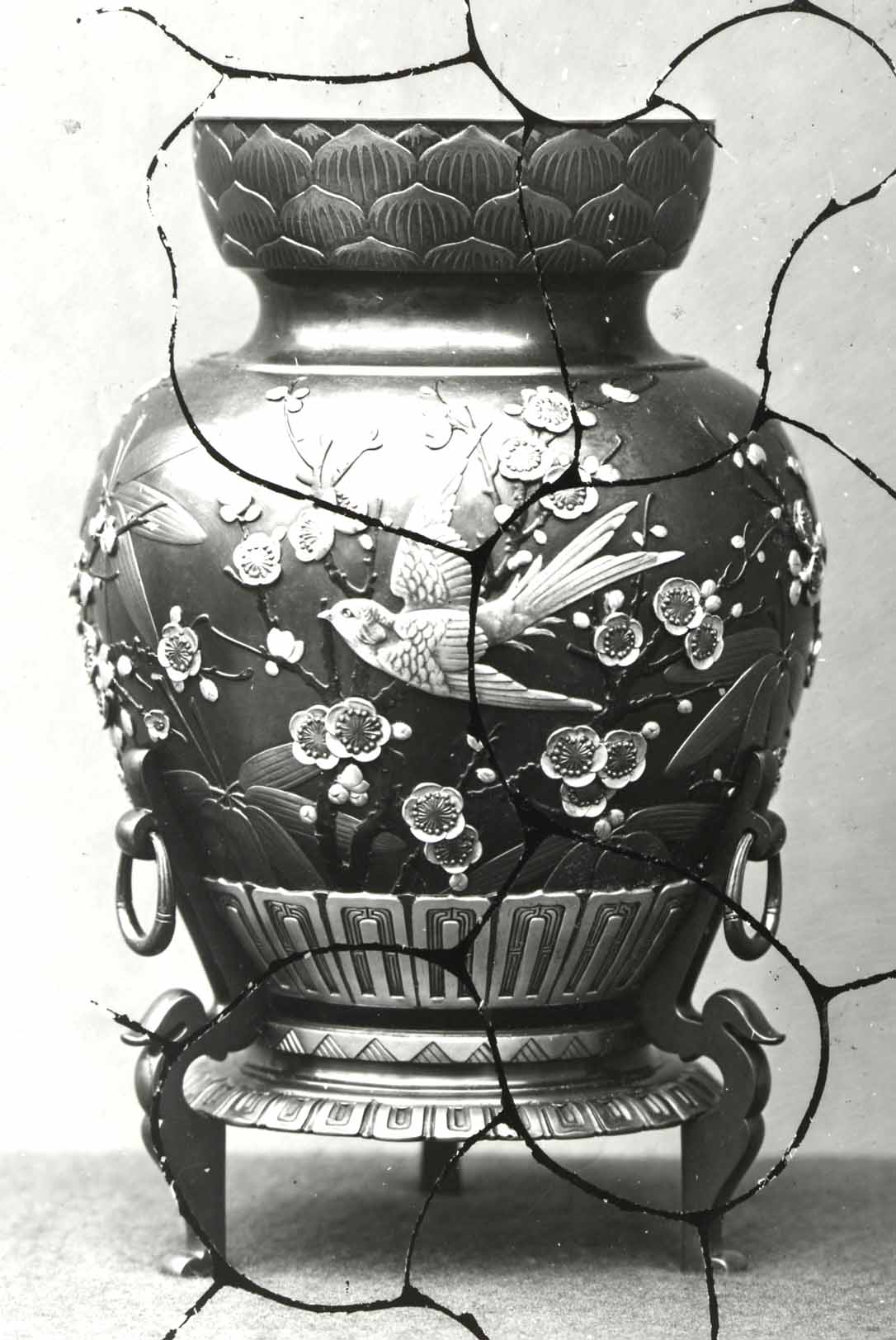 Pair of Japonisme Christofle Vases